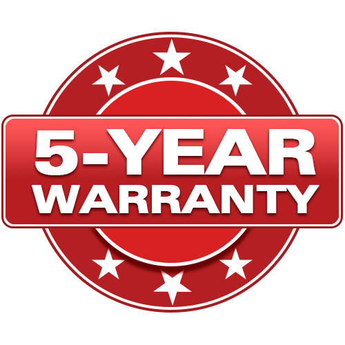 5 Years Warranty Assurance