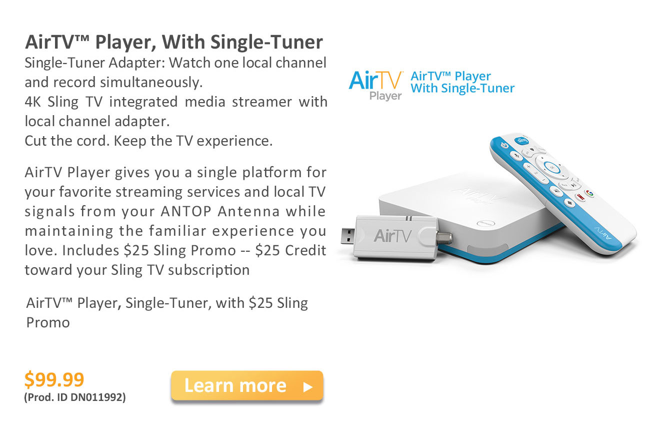 AirTV™ Player, With Single-tuner 